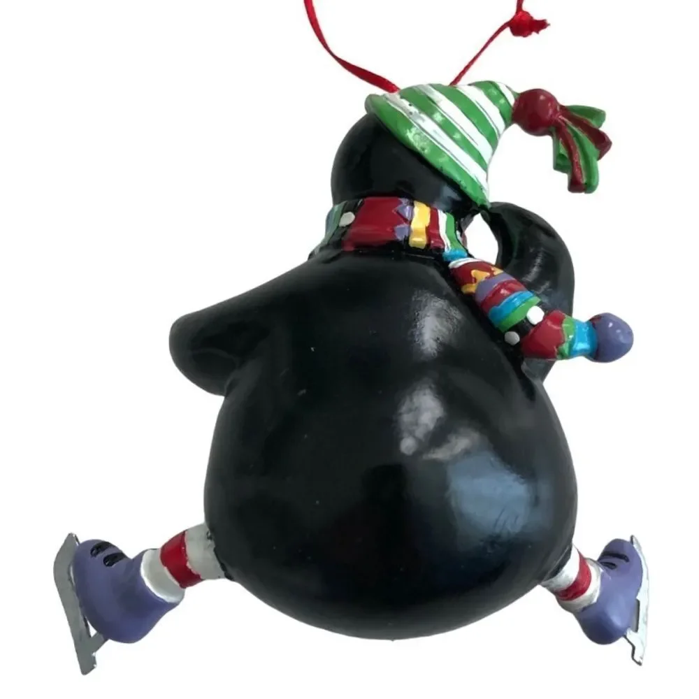 PENGUIN ICE SKATING ORNAMENT